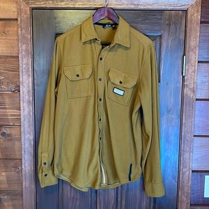 Mens Pow glove co micro fleece flannel